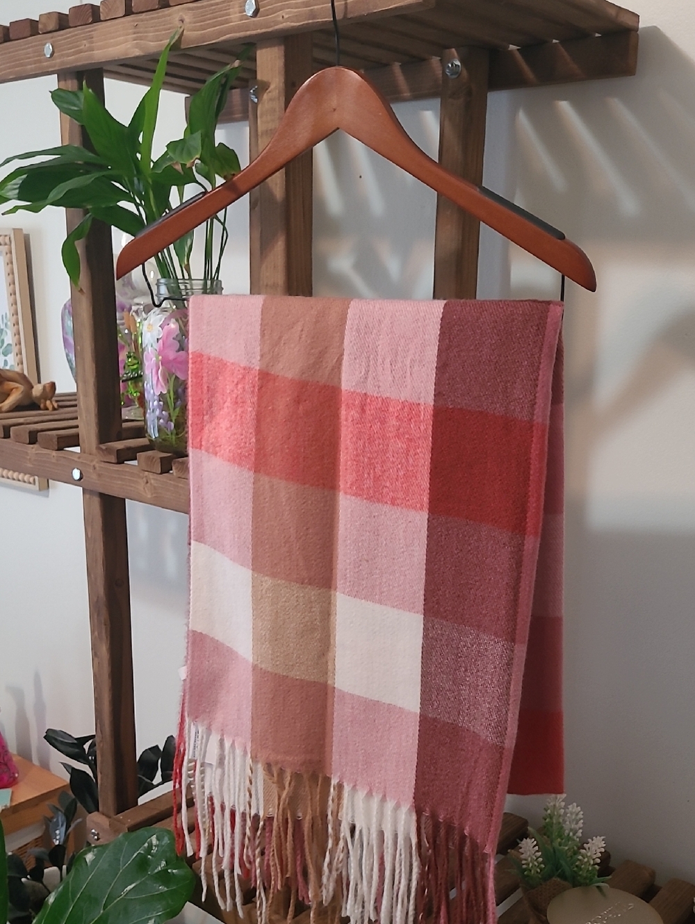 NWT Plaid Scarf - Picture 3 of 3